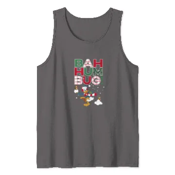 Discover Donald Duck Chip N Dale Bah Humbug Tank Tops, Funny Disney Christmas Tank Tops