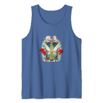 Discover Retro Tinkerbell Tank Tops, Disney Princess Tank Tops, Disney Tinkerbell Tank Tops