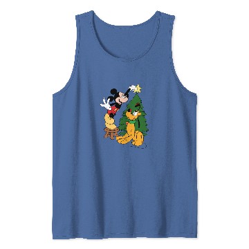 Discover Mickey Mouse And Pluto Christmas Tree Tank Tops,Christmas Disney Tank Tops,Pluto Tank Tops,Mickey Mouse Tank Tops