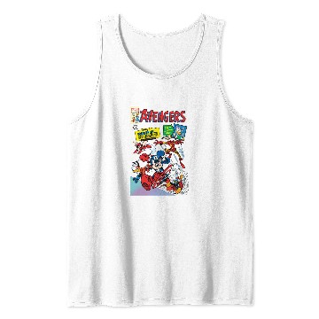 Discover Disney 100 Mickey Mouse & Friends Avengers Comics Book Retro Tank Tops