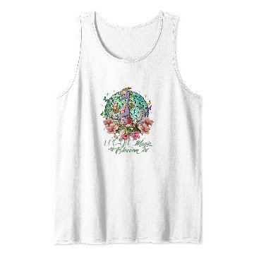 Discover Disney Epcot Figment Topiaries Tank Tops