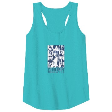 Discover Eras Tour Blue Tank Tops