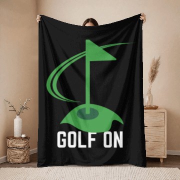 Discover Golf on Throw Blankets