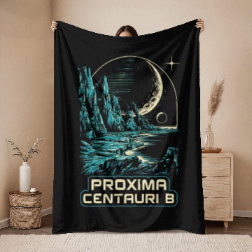 Discover Exoplanet Universe Space Astronomer Astronomy Throw Blankets