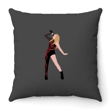 Discover Eras tour reputation Throw Pillows