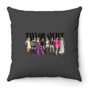 Discover TaylorSwift Taylor's Era Folklore Throw Pillows