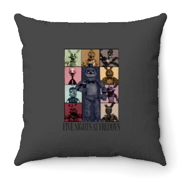 Discover Five Nights At Freddys Eras Tour Throw Pillows