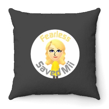 Discover Tayl0r Swift - Fearless Saved Mii Throw Pillows