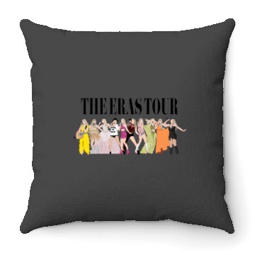 Discover taylorr swiftt eras tour outfits Throw Pillows