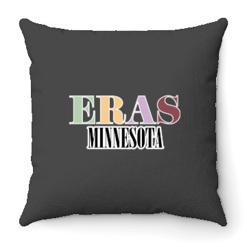 Discover Eras Tour Minnesota Throw Pillows