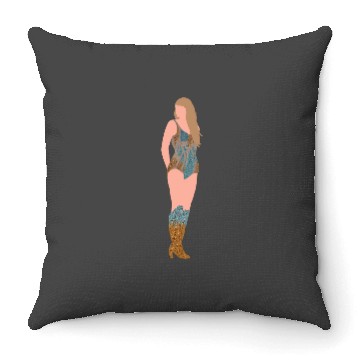 Discover Swift Eras Tour Lover second outfit art Throw Pillows