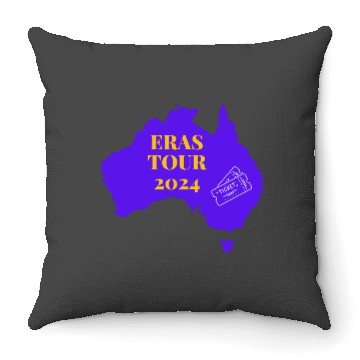 Discover Eras Tour Australia 2024 Throw Pillows