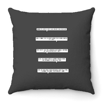 Discover Funny bobs burgers quotes pack Sticker Throw Pillows