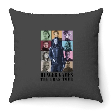 Discover Eras Tour The Hunger Games Hunger Game Throw Pillows