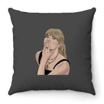 Discover Taylorr Swift Travis Kelce ii Throw Pillows