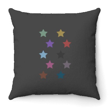 Discover eras tour stars Throw Pillows