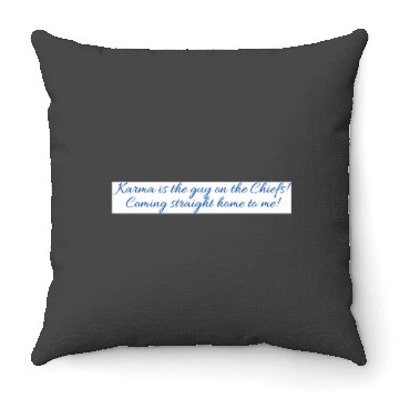 Discover Karma Lyric taylorr Swift Travis Kelce Throw Pillows