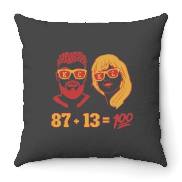 Discover Travis Kelce And taylorr Swift Throw Pillows