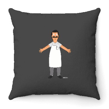 Discover bobs burgers bob belcher hug Throw Pillows