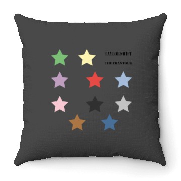 Discover eras tour stars pack (pastel edition) Active Throw Pillows
