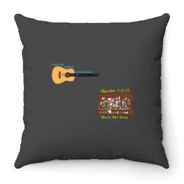 Discover Houston N1 Eras Tour Surprise Songs PackActive Throw Pillows