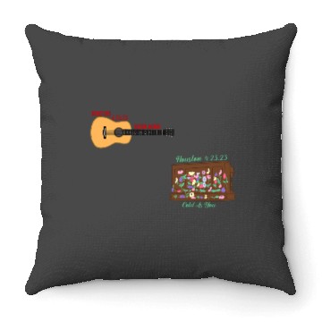 Discover Houston N3 Eras Tour Surprise Songs PackActive Throw Pillows