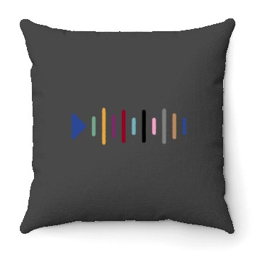 Discover Eras Tour Albums Music Player Throw Pillows
