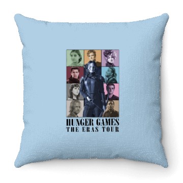 Discover Eras Tour The Hunger Games Hunger Game Throw Pillows