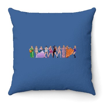 Discover Eras Tour Throw Pillows