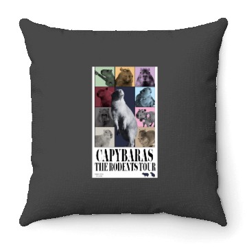 Discover Capybara TaylorSwift Eras Tour Throw Pillows