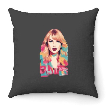 Discover taylowifts eras tour Sticker1 Throw Pillows