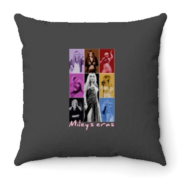 Discover Miley Cyrus Eras Tour Throw Pillows