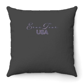 Discover Eras Tour USA Throw Pillows