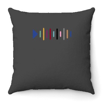 Discover Eras Tour Albums Music Player Throw Pillows