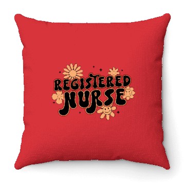 Discover Registered Nurse Throw Pillows