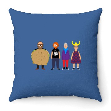 Discover Bob's Burgers Phish by Custeez Throw Pillows