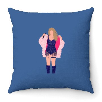 Discover TaylorSwift Eras Tour Midnights Outfit art Throw Pillows