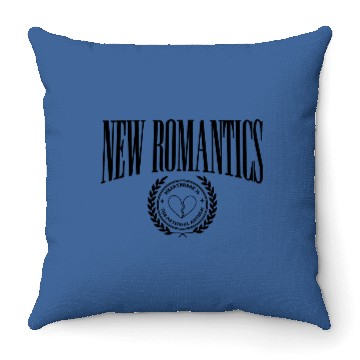 Discover New Romantics Collegiate Throw Pillows, eras tour, 1989 album