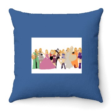 Discover TaylorSwift Eras Tour Outfits Throw Pillows