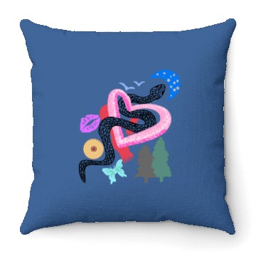 Discover TaylorSwift eras inspired logo Throw Pillows