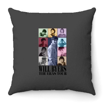 Discover Will Byers Eras Tour Throw Pillows