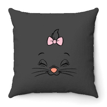 Discover DisneyThe Aristocat Marie Face Throw Pillows