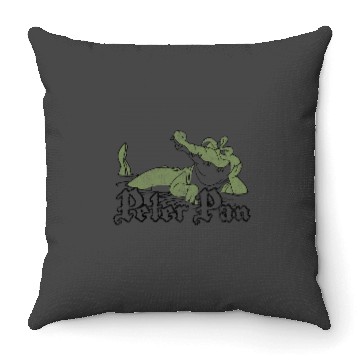 Discover Disney Peter Pan TickTock The Crocodile Throw Pillows