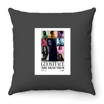 Discover Scream Eras Tour Ghostfaces Version Throw Pillows