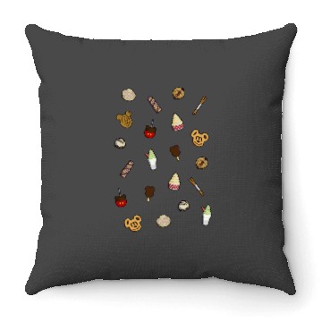 Discover Disney Snacks Throw Pillows