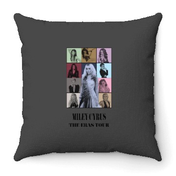 Discover Miley Cyrus Eras Tour Throw Pillows