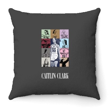 Discover Caitlin Clark Eras Tour Throw Pillows