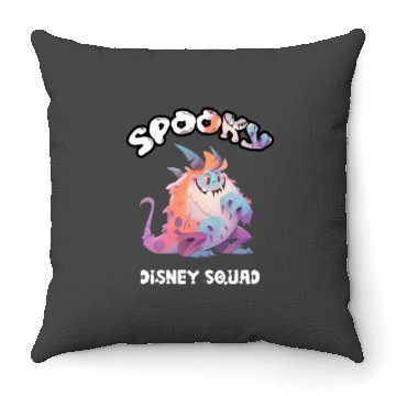 Discover Spooky Disney Suad Essential Throw Pillows