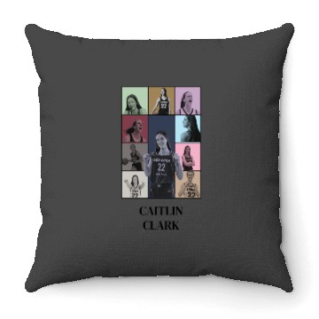 Discover Caitlin Clark Eras Tour Throw Pillows