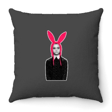 Discover Wednesday Addams Bobs Burgers Addams Family Mashup Throw Pillows